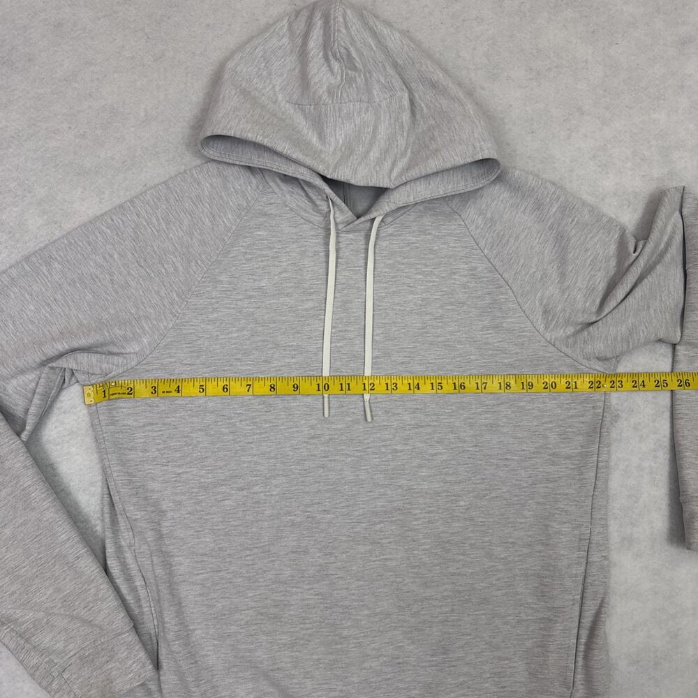 Lululemon City Sweat Pullover Hoodie Mens Large Heather Light Gray - Picture 6 of 8
